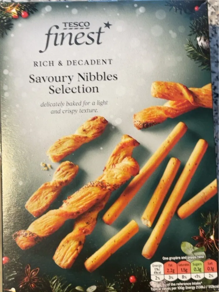 Savoury nibbles selection