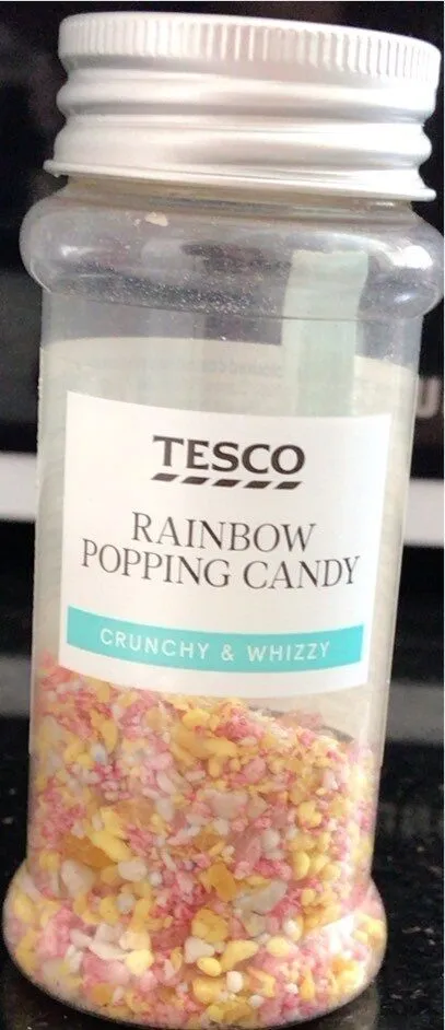 Rainbow popping candy