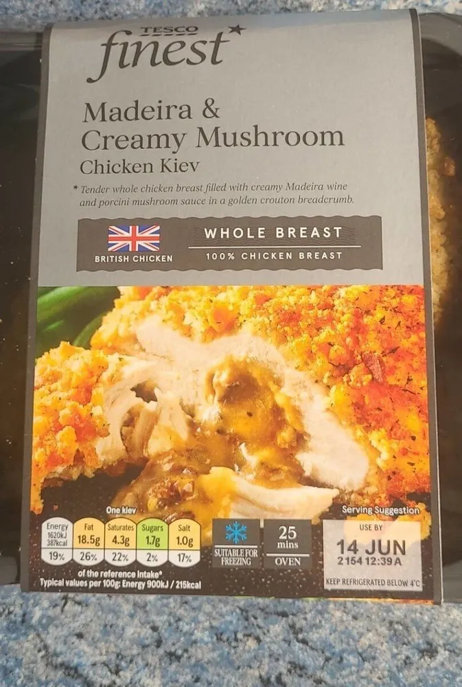 Madeira creamy chicken mushroom