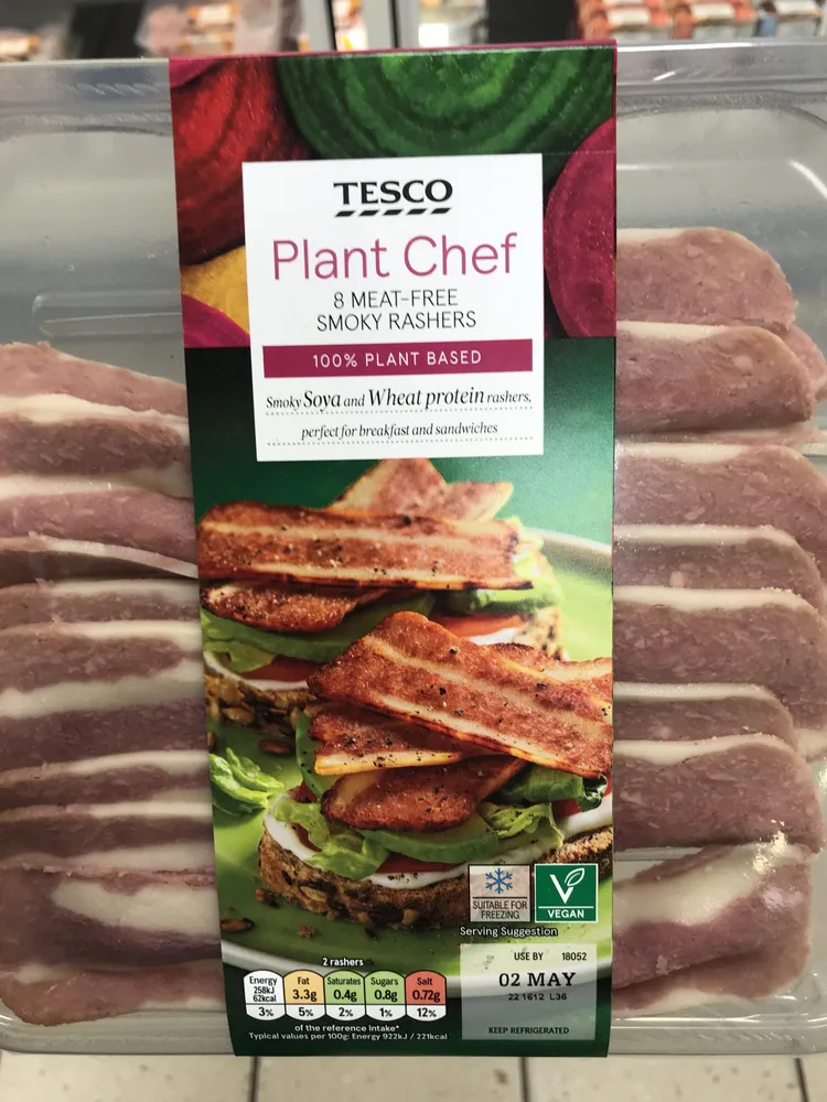 8 meat free smoky rashers