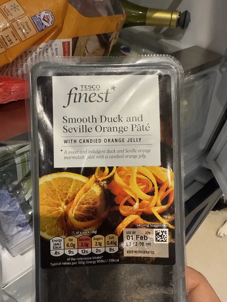 Smooth Duck and Seville Orange Pate
