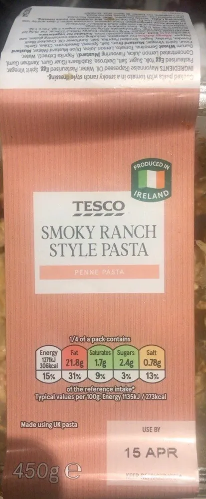 Smoky ranch style pasta