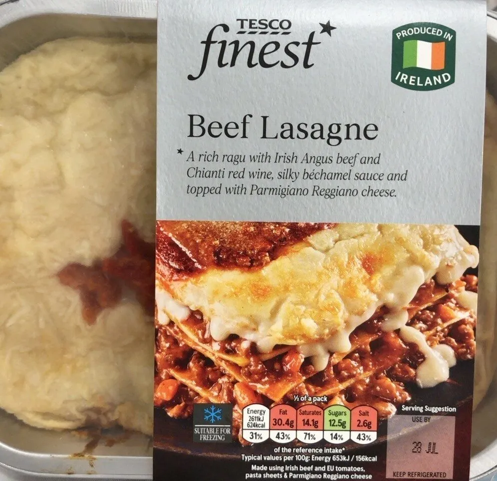 beef lasagne
