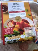 Skinless chicken breast fillets with smoked dry cu