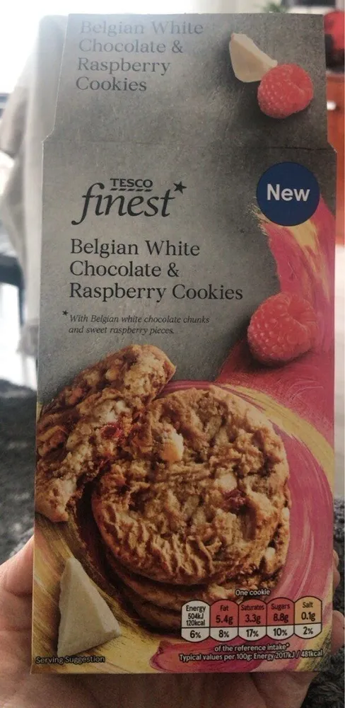 Belgian White Chocolate&Raspberry Cookie