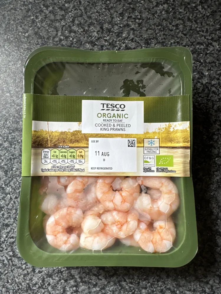 Organic King Prawns