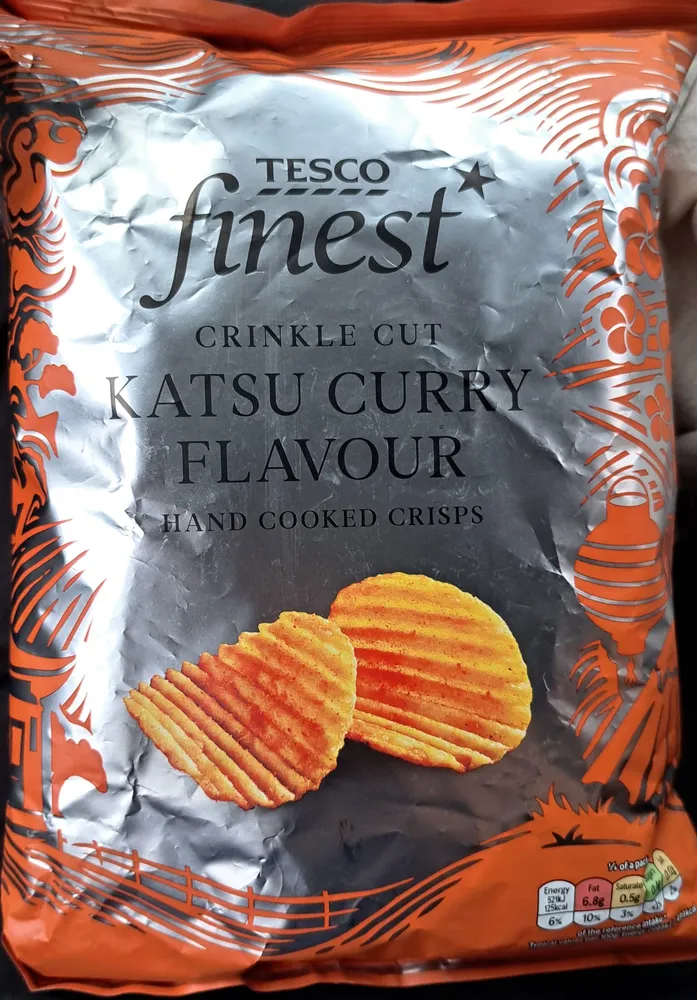 tesco finest crinkle cut katsu curry