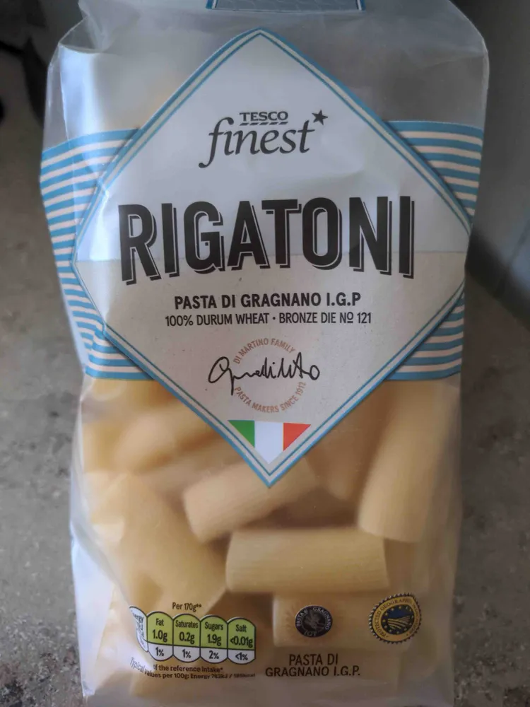 Rigatoni pasta