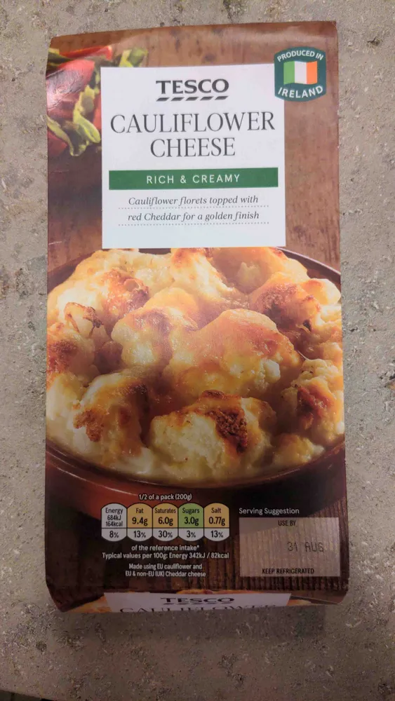 Cauliflower cheese