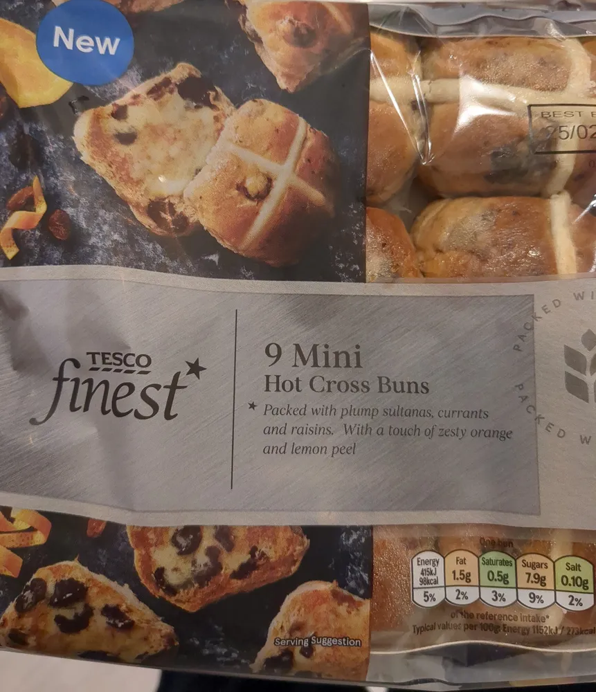 Mini Hot Cross Buns