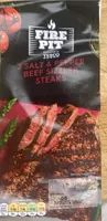FIRE PIT Exclusively TESCO 2 SALT & PEPPER BEEF ST