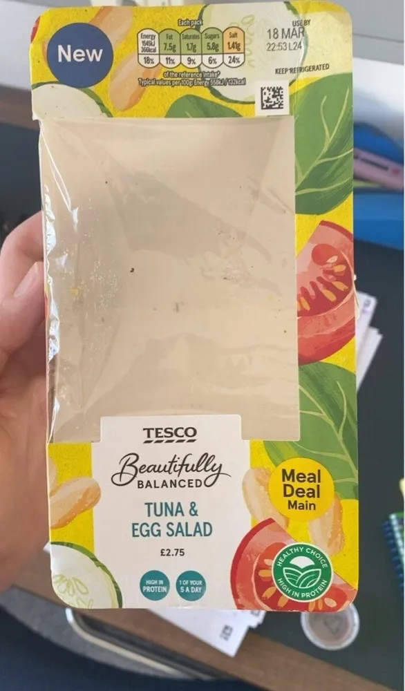 Tuna & Egg Salad Sandwich