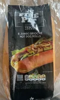 Jumbo Brioche Hot dog rolls