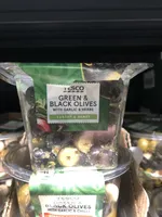 Green And Black Olives With Garlic And Herbs