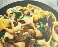 Mushroom pappardelle