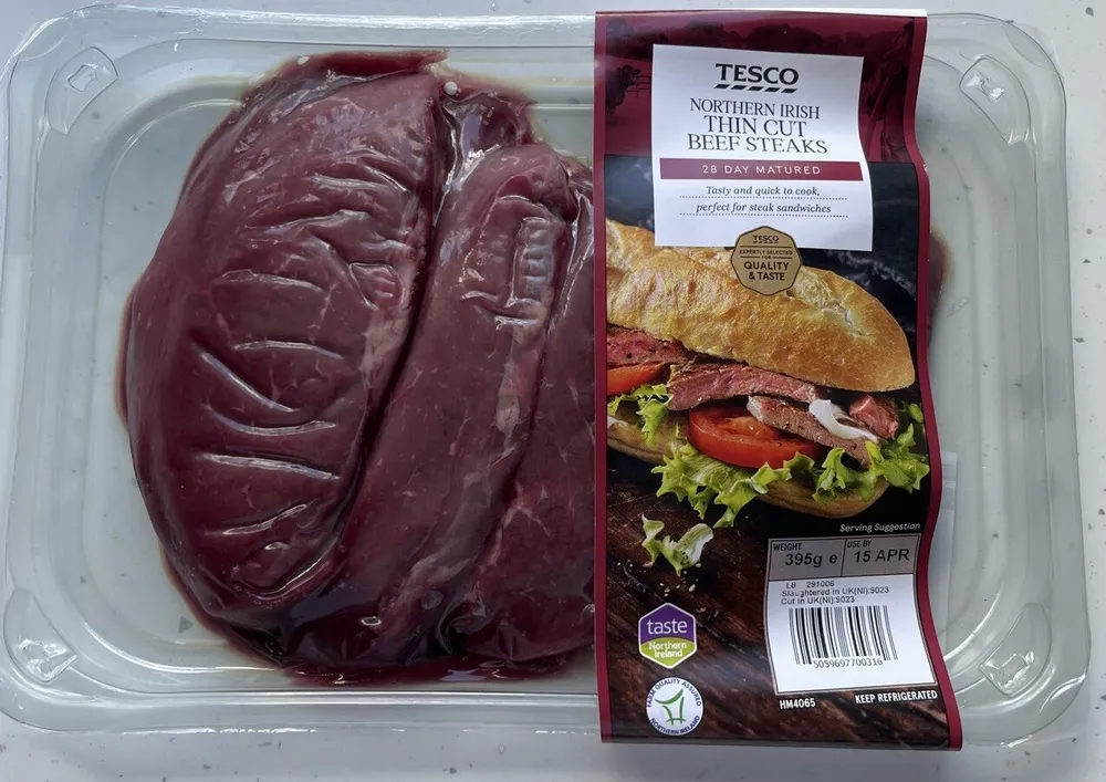 Northern Irish Thin Cut Beef Steaks