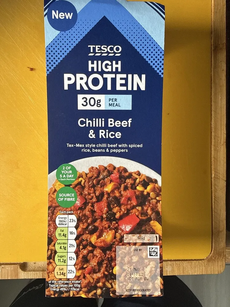 Chilli Beef & Rice
