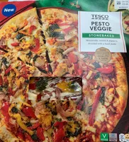 Stonebaked Pesto Veggie Pizza