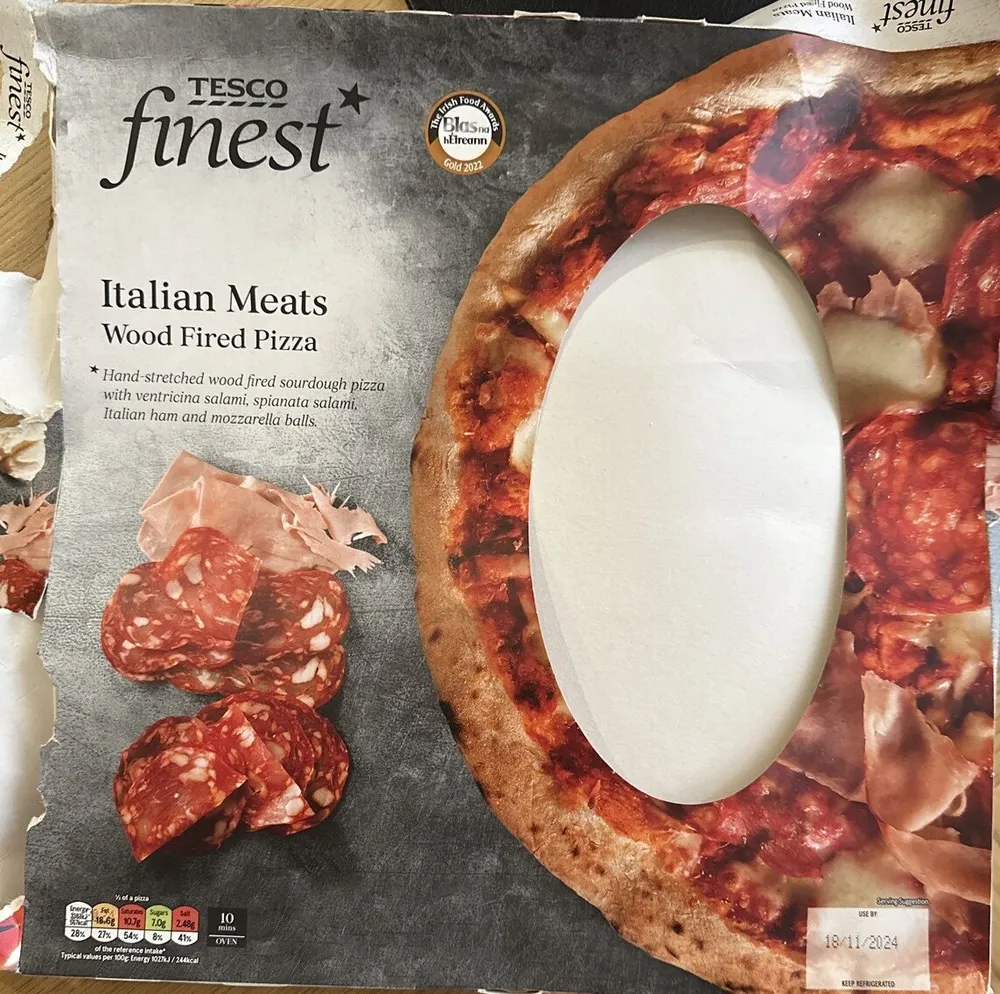 Italian meats wood fired pizza