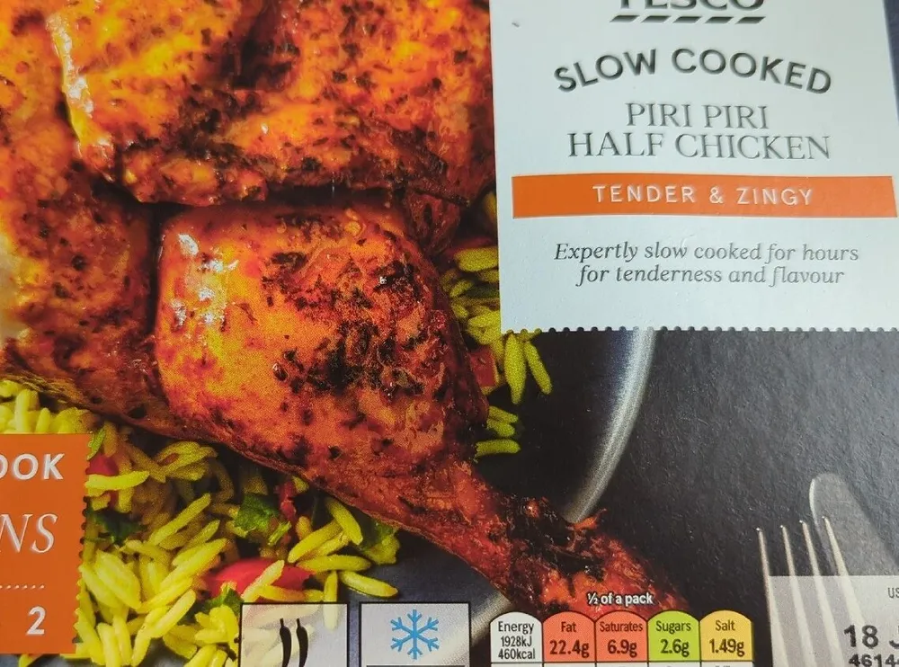 Slow Cooked Spicy Piri-piri Half-Chicken