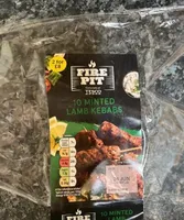 Minted lamb kebabs
