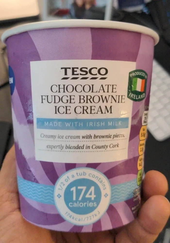 Chocolate Fudge Brownie Ice cream