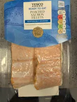Poached salmon fillets