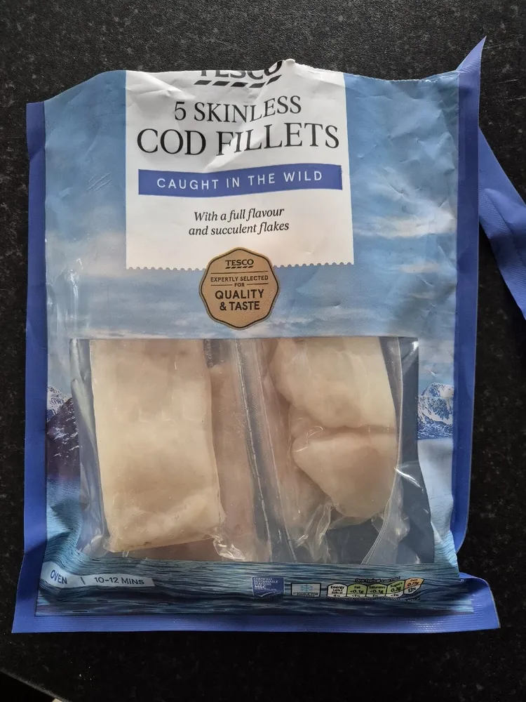 5 Skinless Cod Fillets