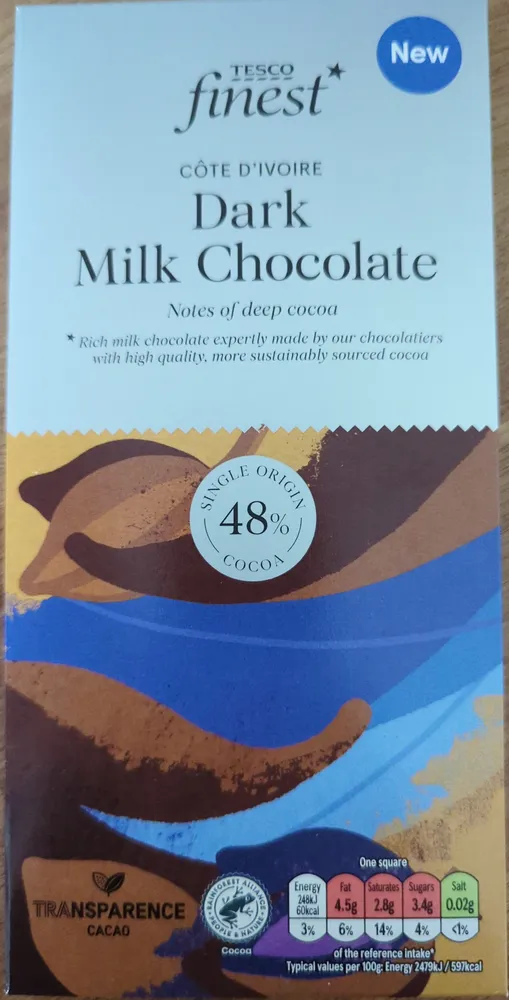 Dark milk chocolate