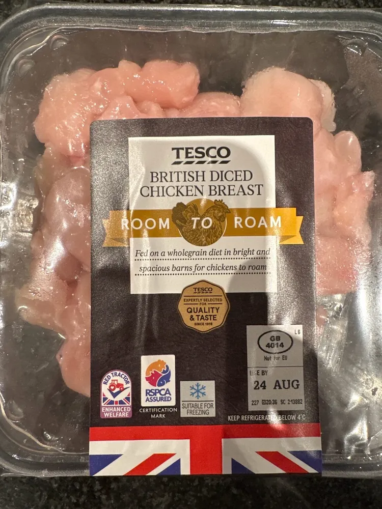 British Diced Chicken Breast