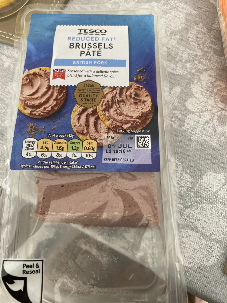 Reduced Fat Brussels Pâté