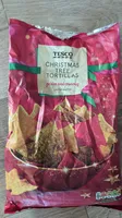 TESCO CHRISTMAS TREE TORTILLAS LIGHTLY SALTED % of