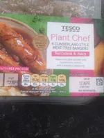 Plant Chef Cumberland Style Meat Free Bangers