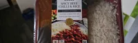 Spicy beef chilli and rice