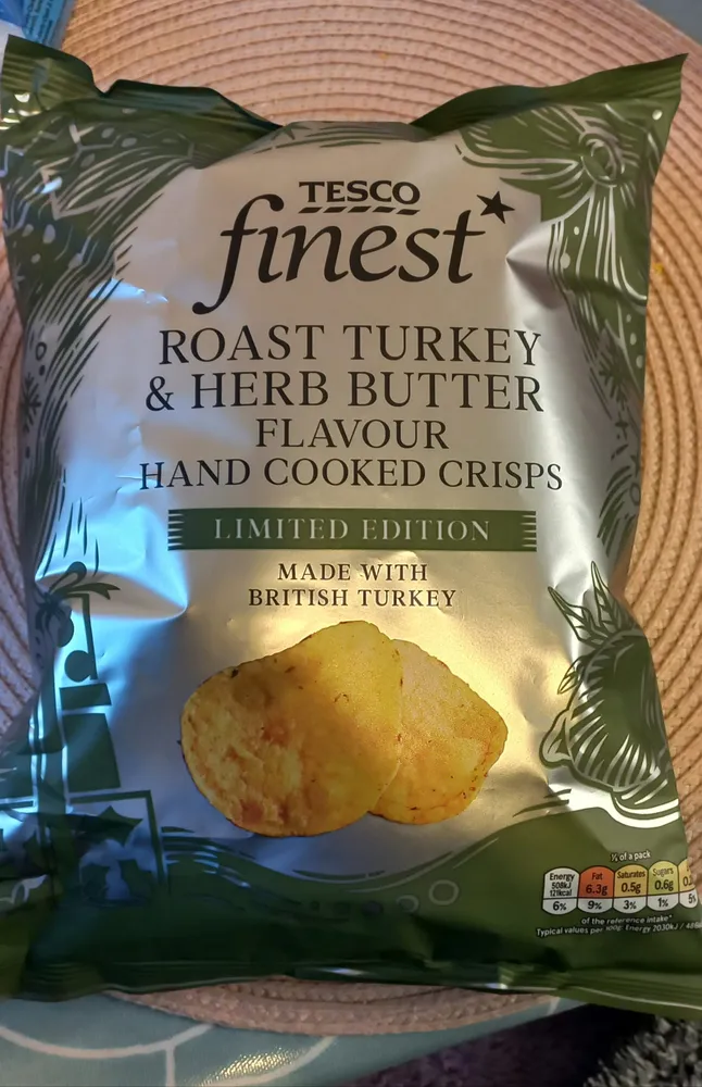 Roast Turkey & Herb Butter Flavour Crisps