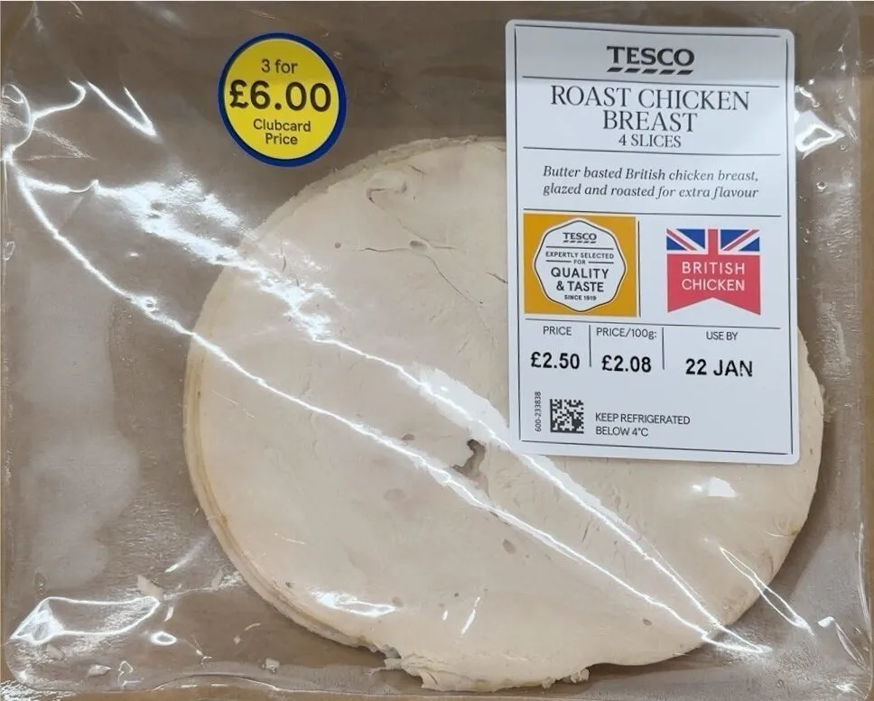 Roast Chicken breast (4 slices)