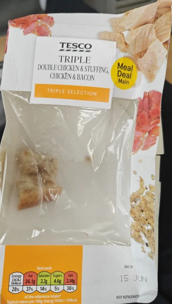 Double Chicken & Stuffing, Chicken & Bacon