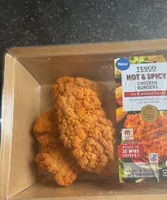 Hot and spicy chicken burgers
