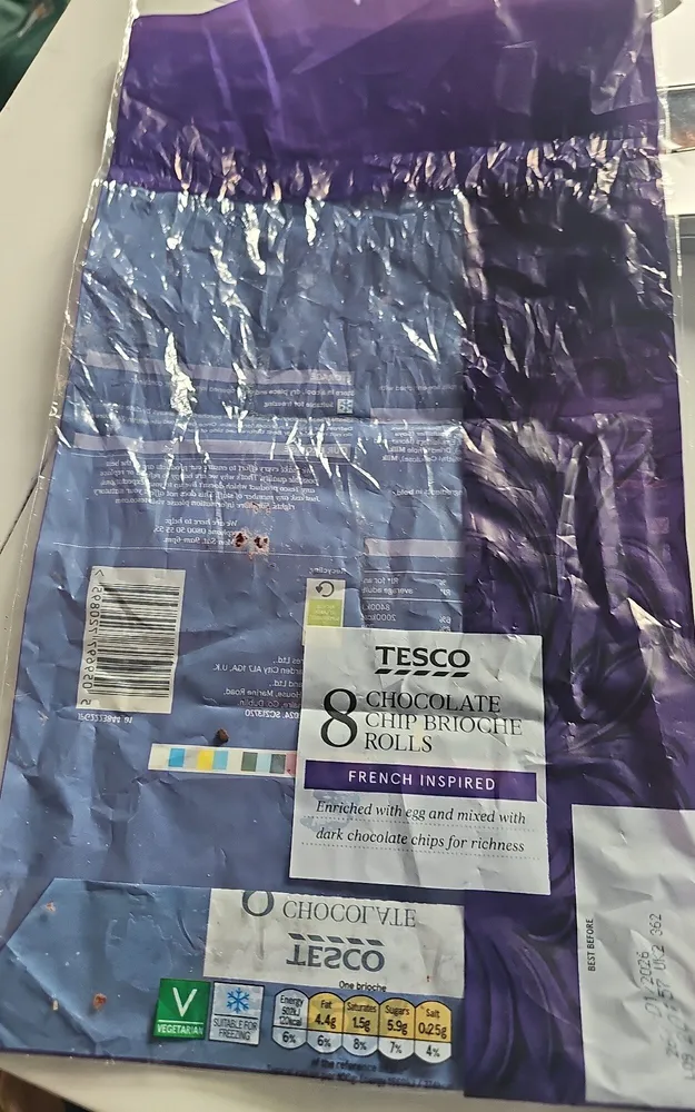 Chocolate Chip Brioche Rolls