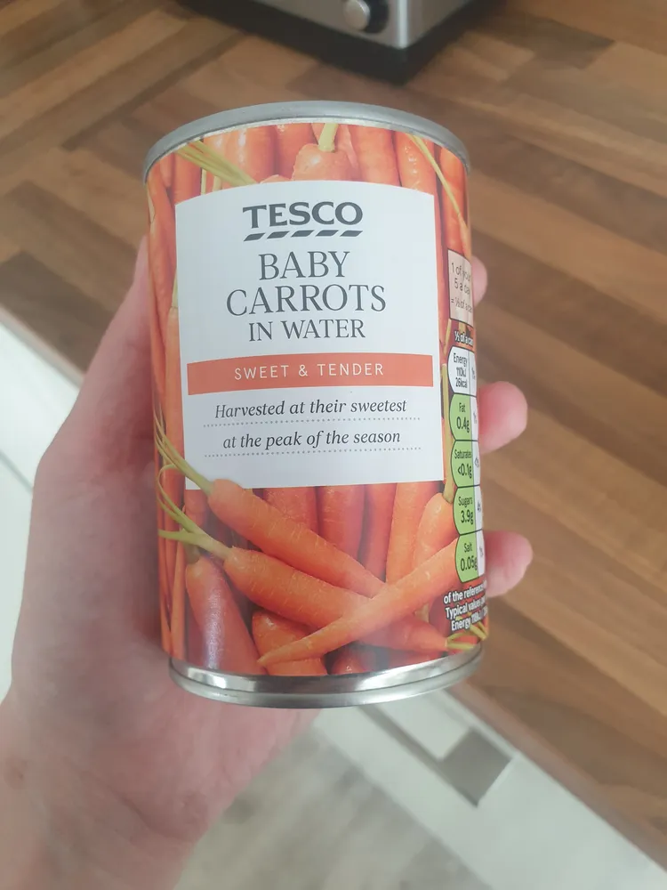 Baby Carrots in Water