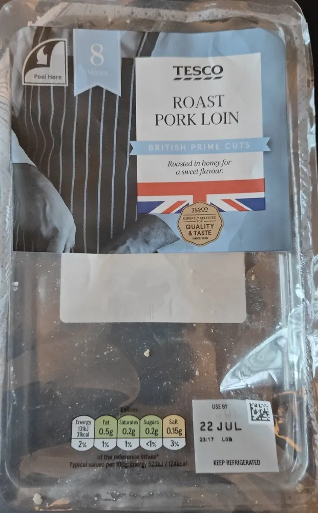Roast Pork Loin Slices
