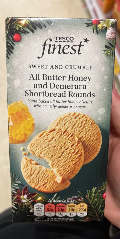 Honey & Demerara Shortbread Rounds