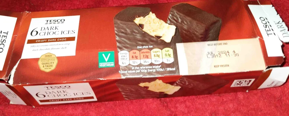 Dark choc ice