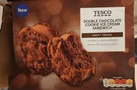 Double Chocolate Cookie Ice Cream Sandwich