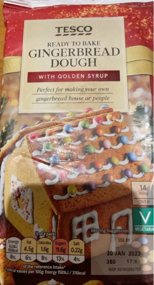 Gingerbread dough
