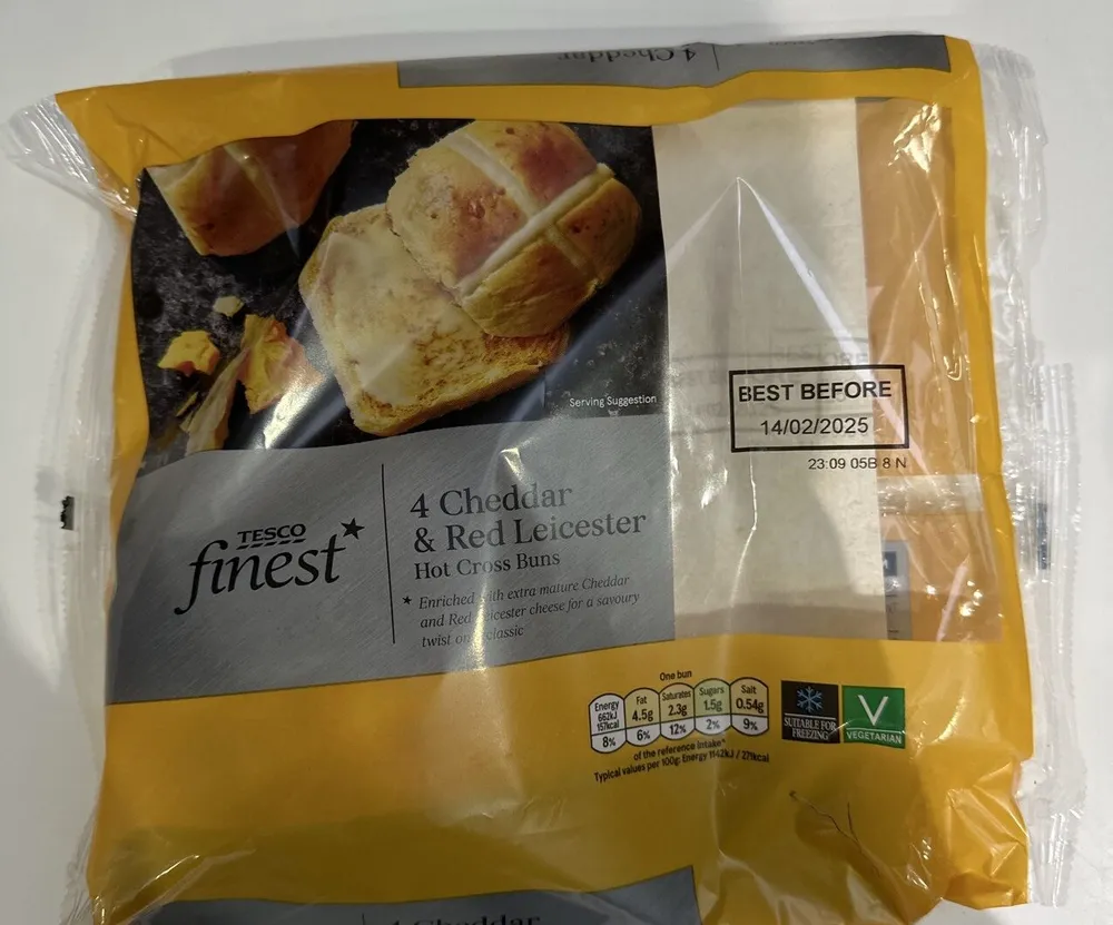 Cheddar Hot Cross Bun