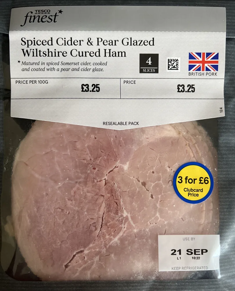 Spiced Cider & Pear Glazed Wiltshire Cured Ham