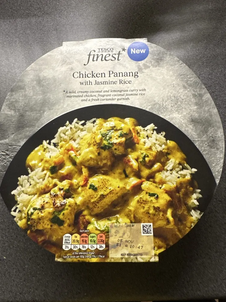 Chicken Panang With Jasmine Rice