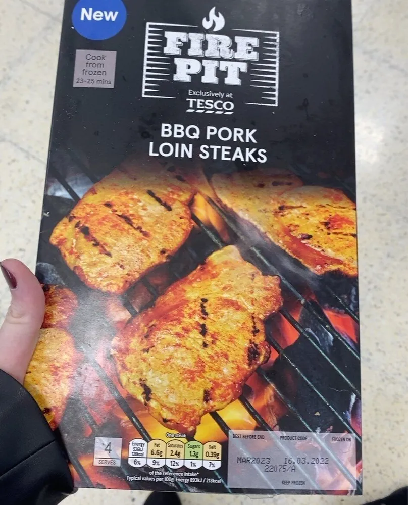 Bbq pork loin steaks