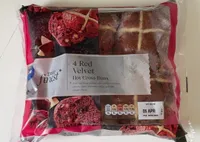 Red Velvet Hot Cross Buns